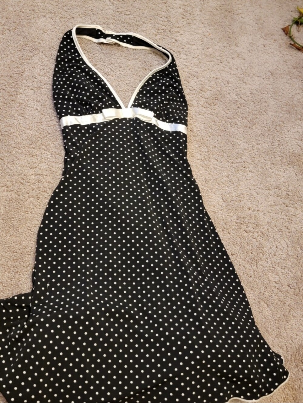 Vintage Ruby Rox Polka Dot Mini Dress Size Small